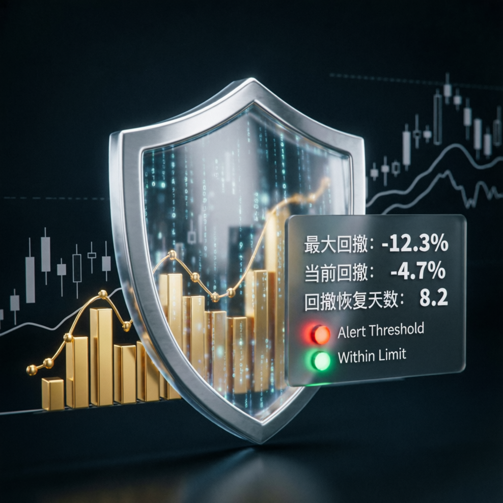 Risk management concept for prop trading with shield protecting capital