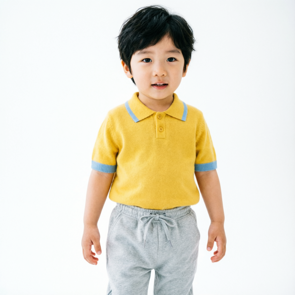 Everyday toddler outfit polo shirt jogger set