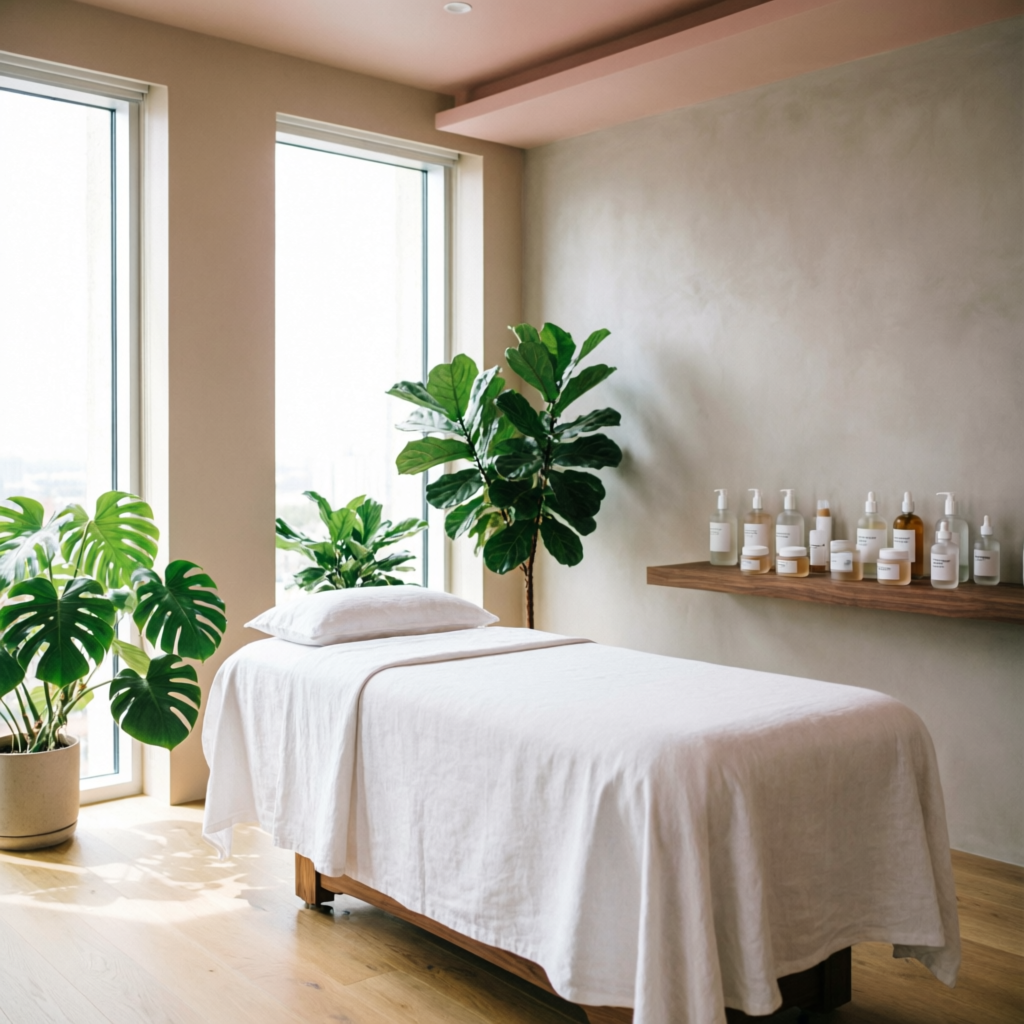 Modern esthetician studio