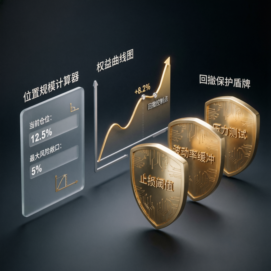 Risk management visualization and position sizing