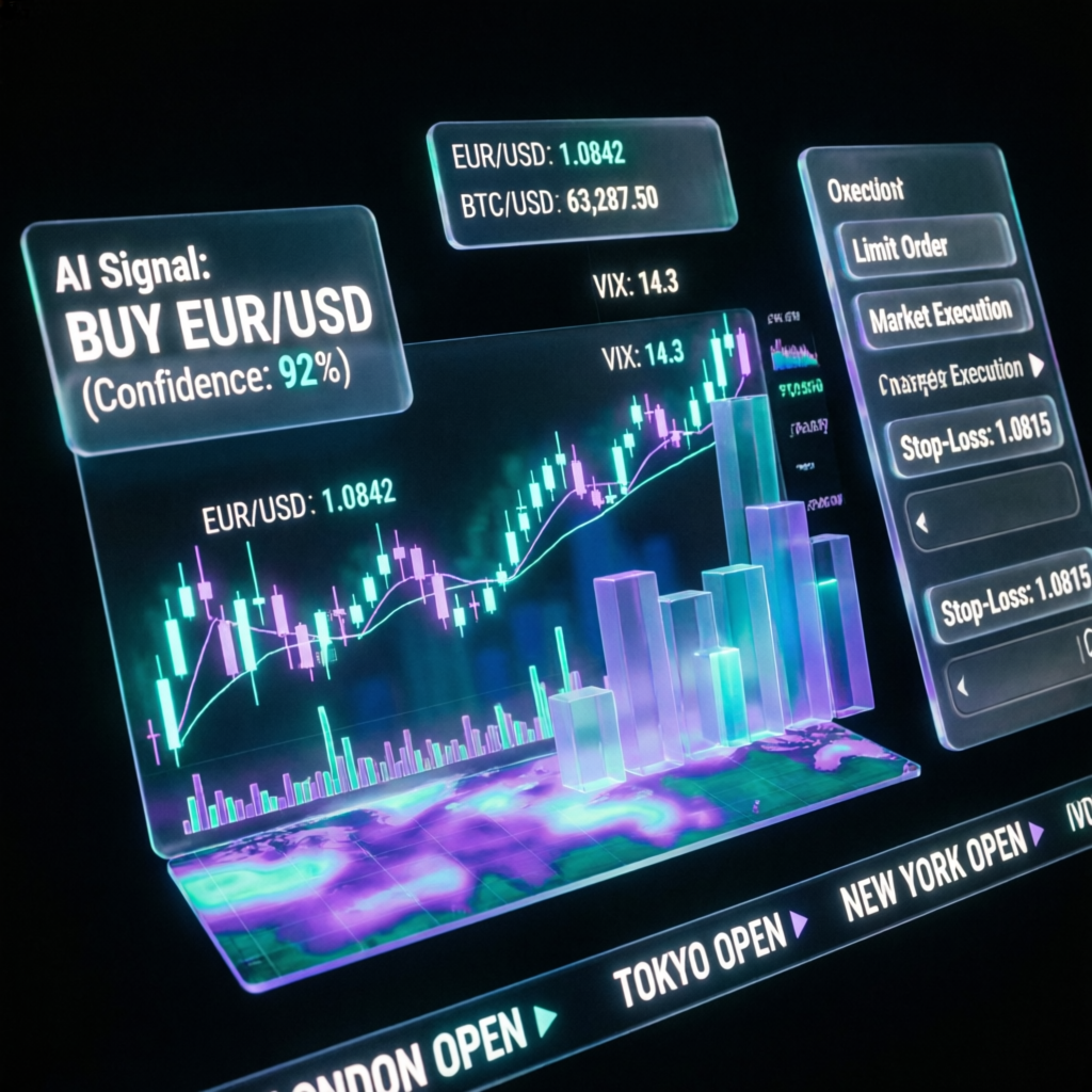 AI-powered Topstep trading dashboard with financial charts