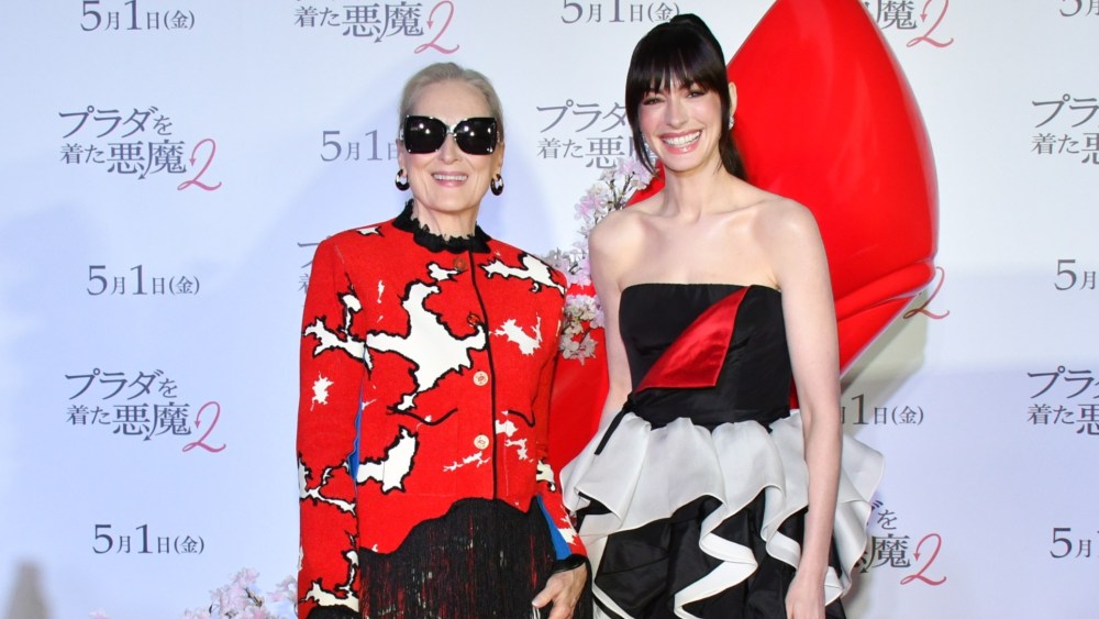 Meryl Streep and Anne Hathaway at The Devil Wears Prada 2 premiere