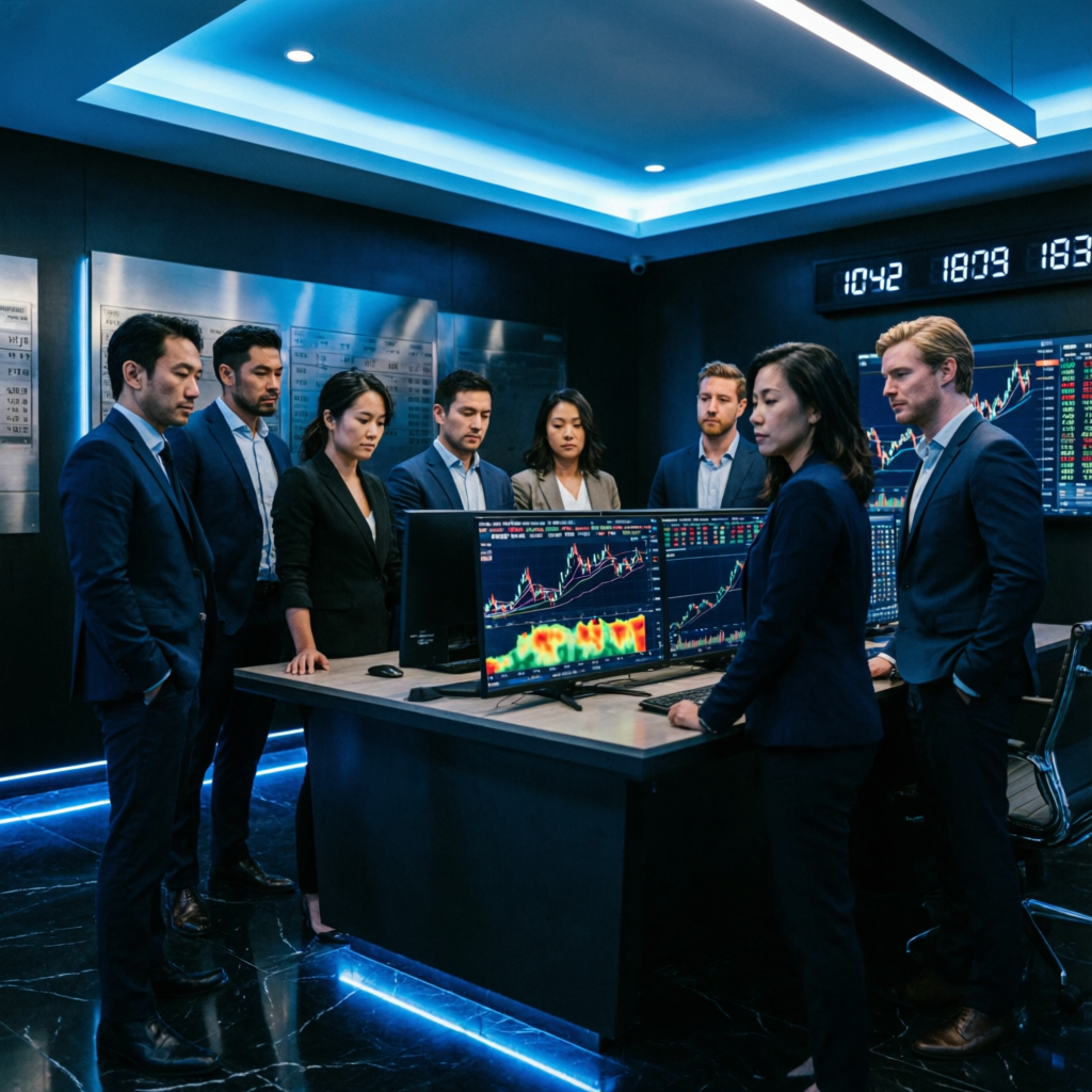 Professional trading team managing Apex 50K accounts
