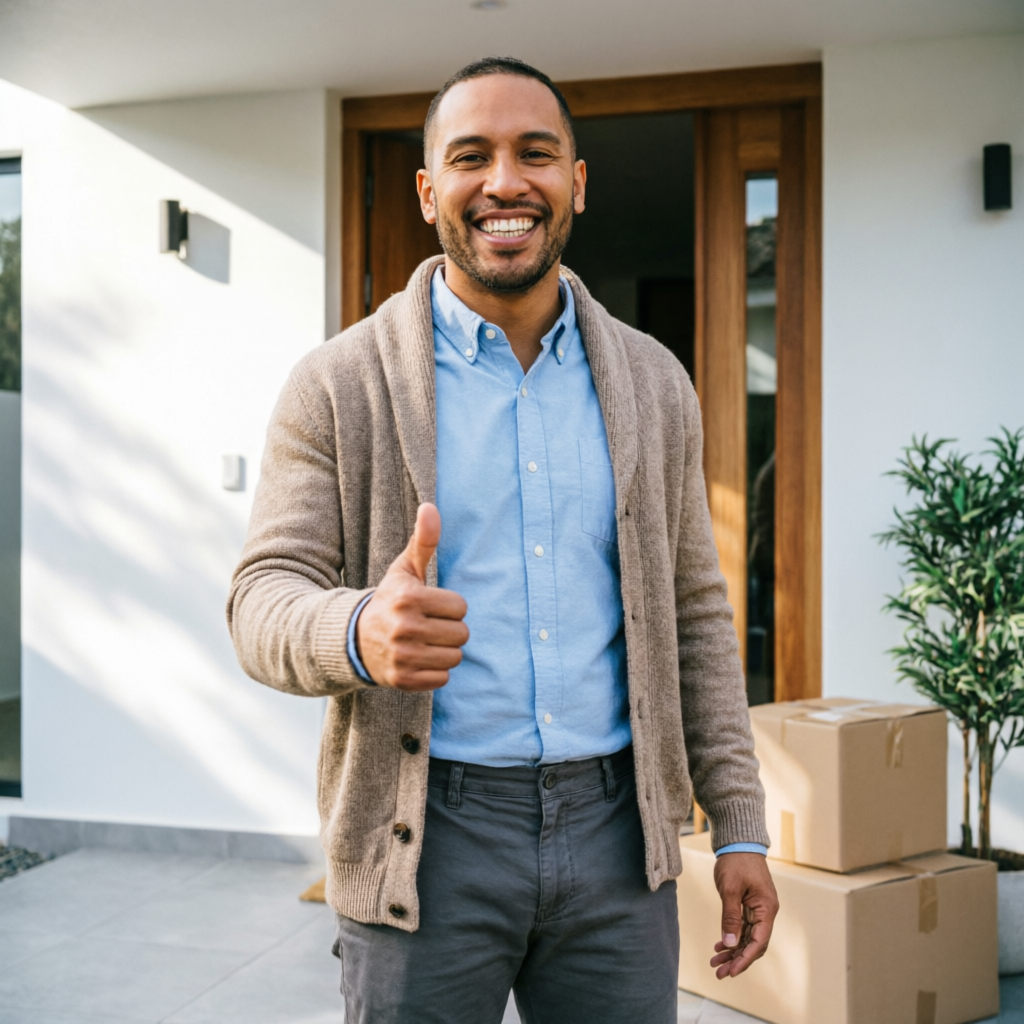 Cliente satisfecho con servicio de trasteo