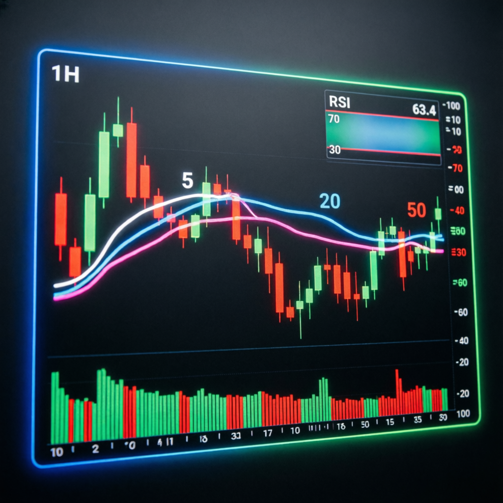 Technical analysis and candlestick chart patterns