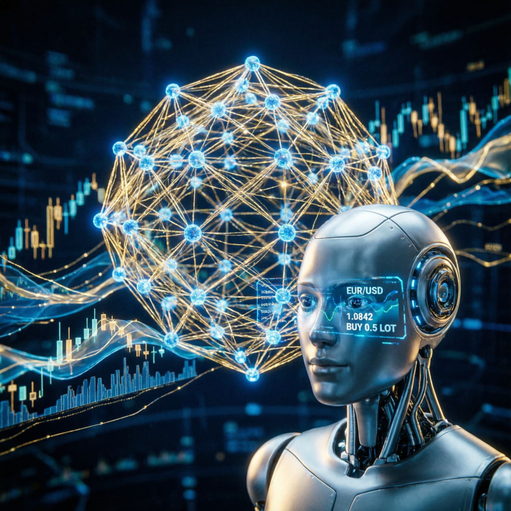 AI trading algorithm and neural network for forex markets