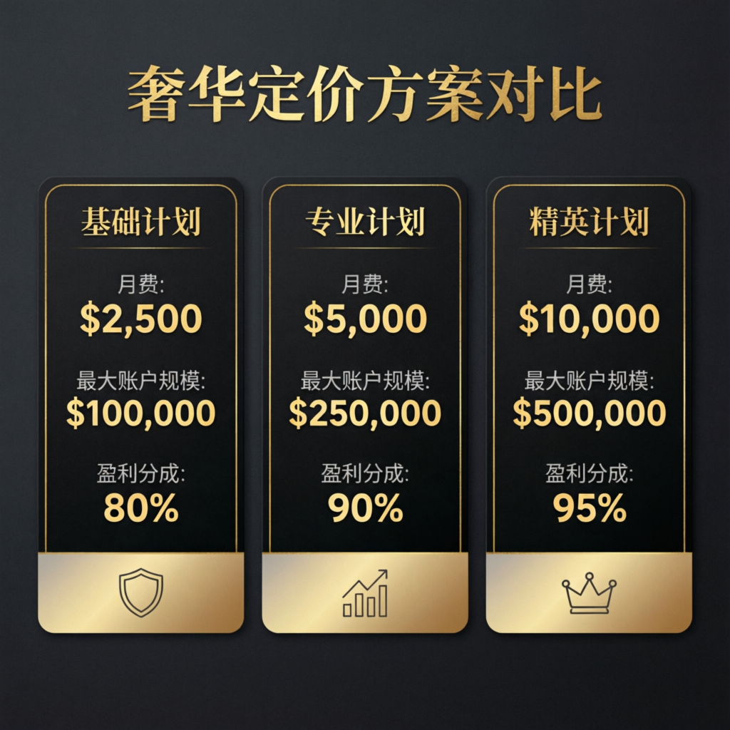 Luxury pricing plans comparison