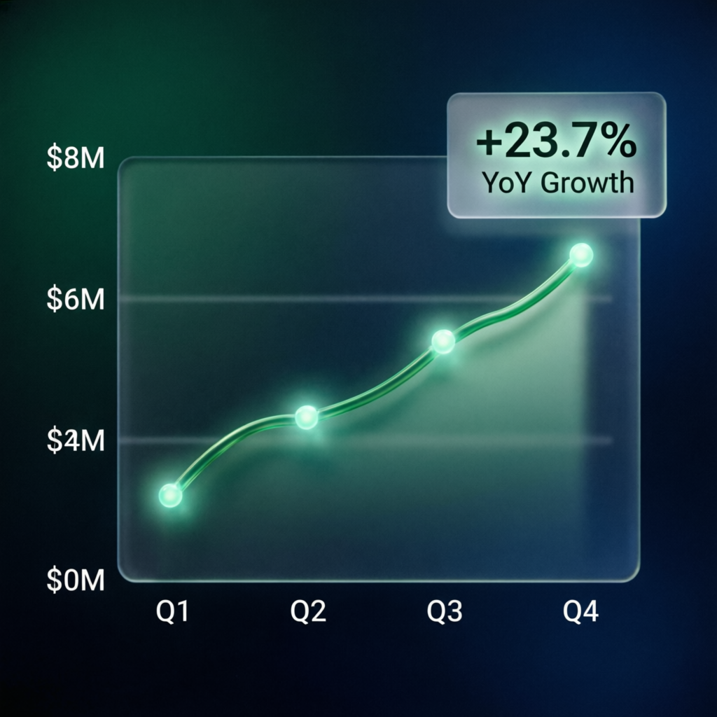 Topstep payout growth chart showing year-over-year financial performance