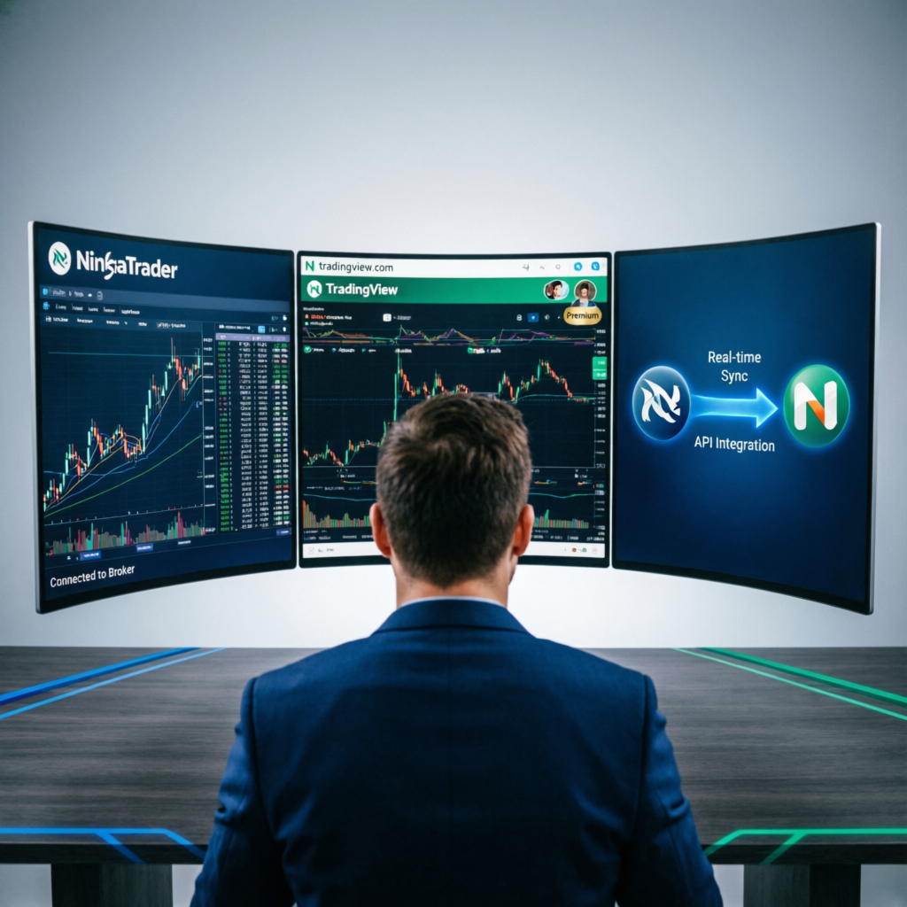 NinjaTrader and TradingView platform connection setup