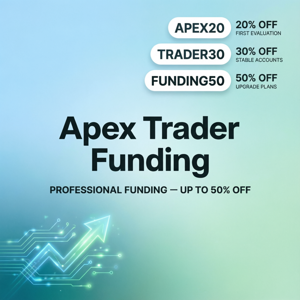 Apex Trader Funding promotional discount codes