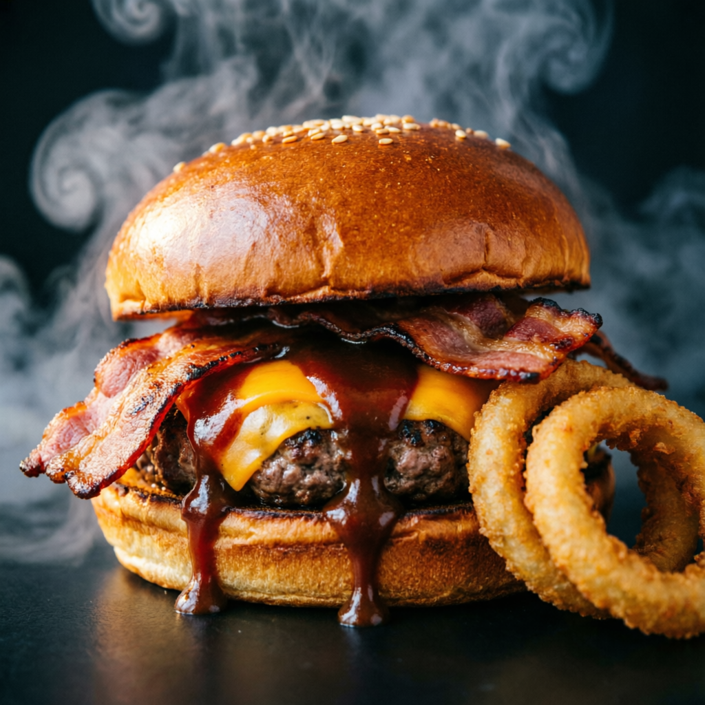BBQ bacon burger