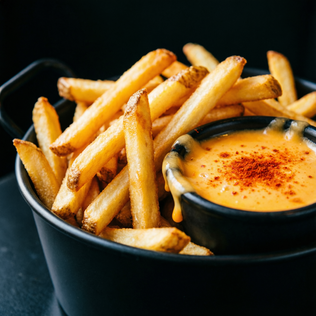Papas con queso