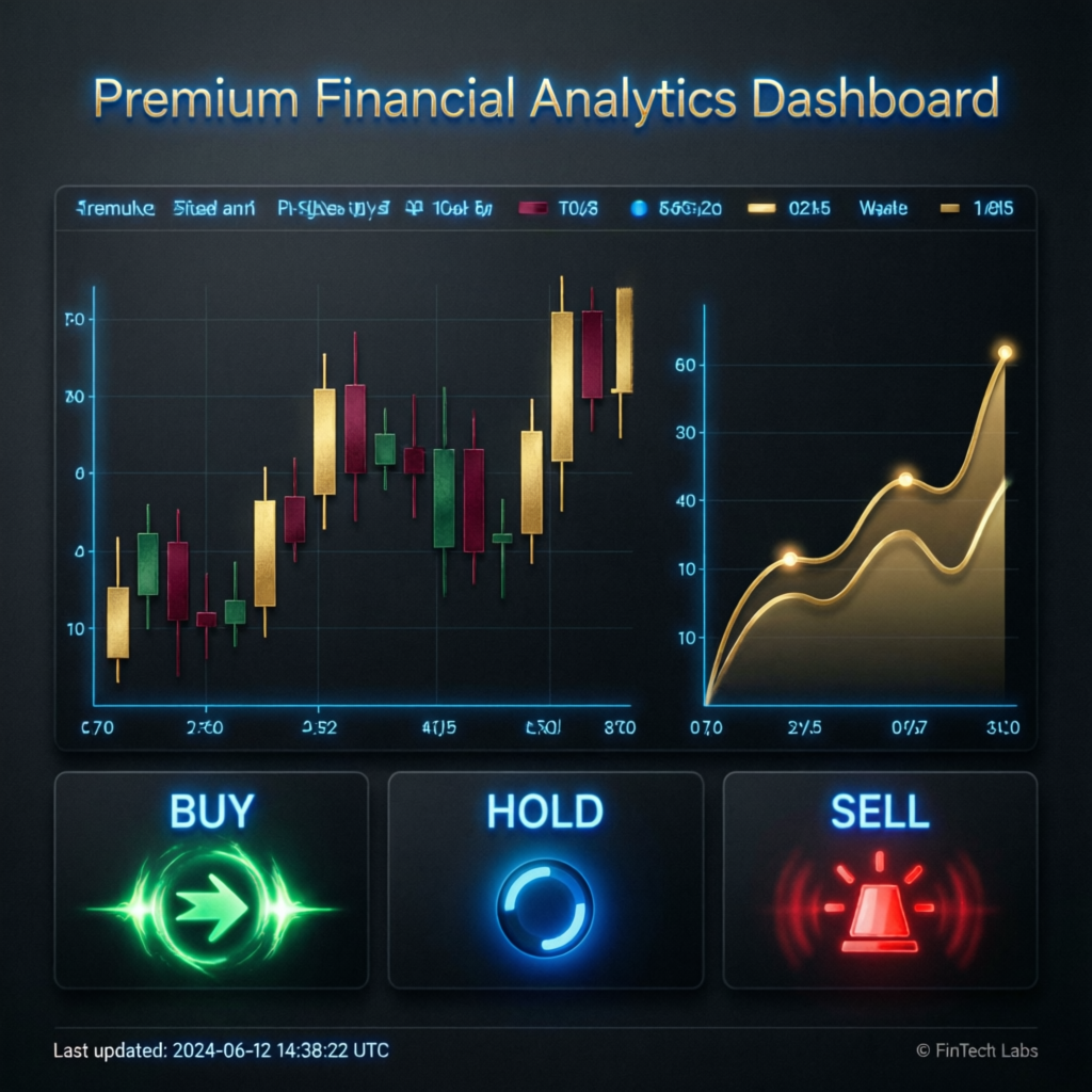 Premium financial analytics dashboard showing prop firm challenge progress