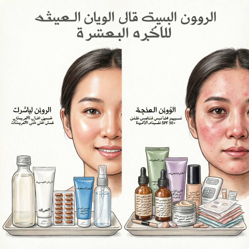 مقارنة روتين بسيط مقابل معقد