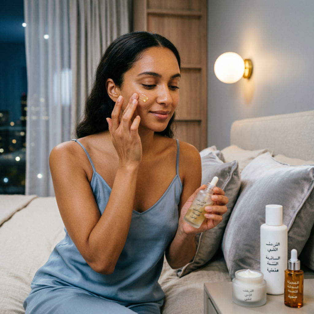 روتين بشرة قبل النوم - دليل طبي شامل 2026