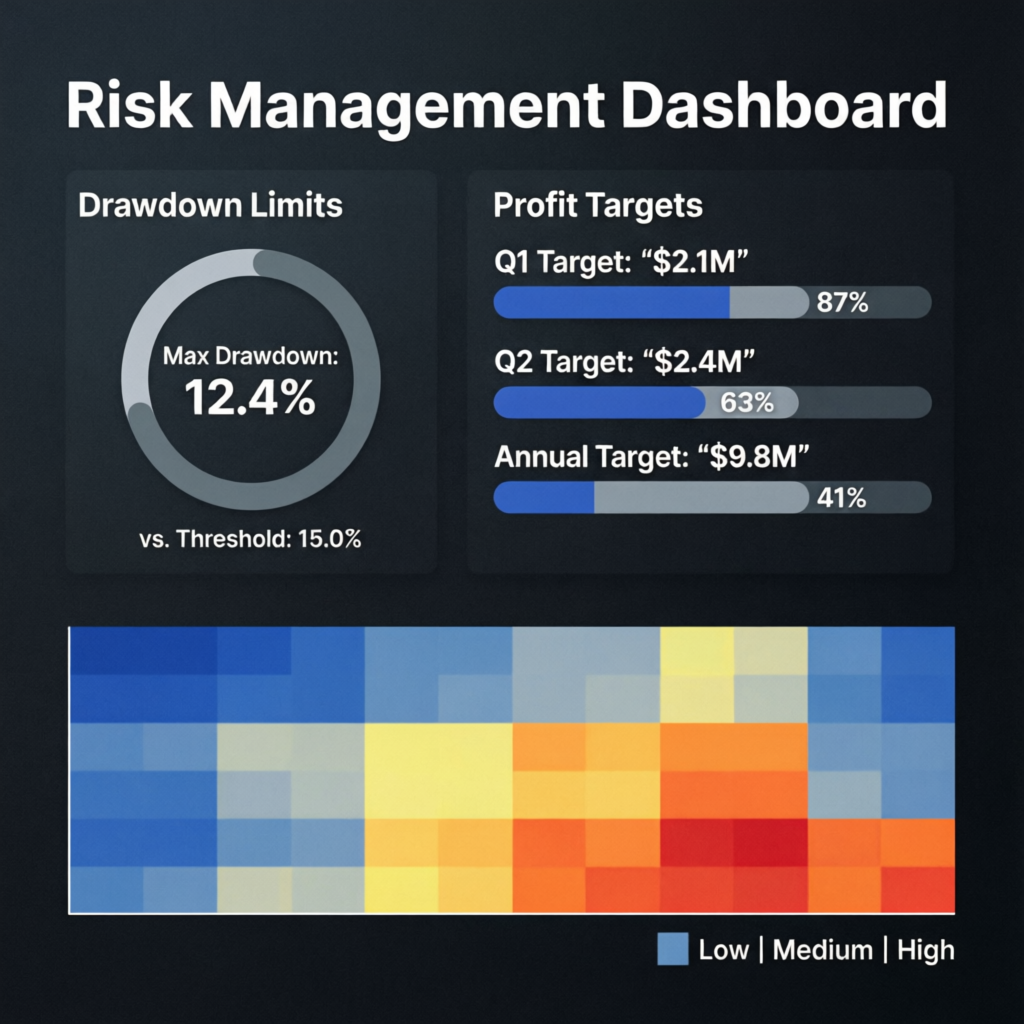 Risk Management Dashboard for Prop Firm Trading