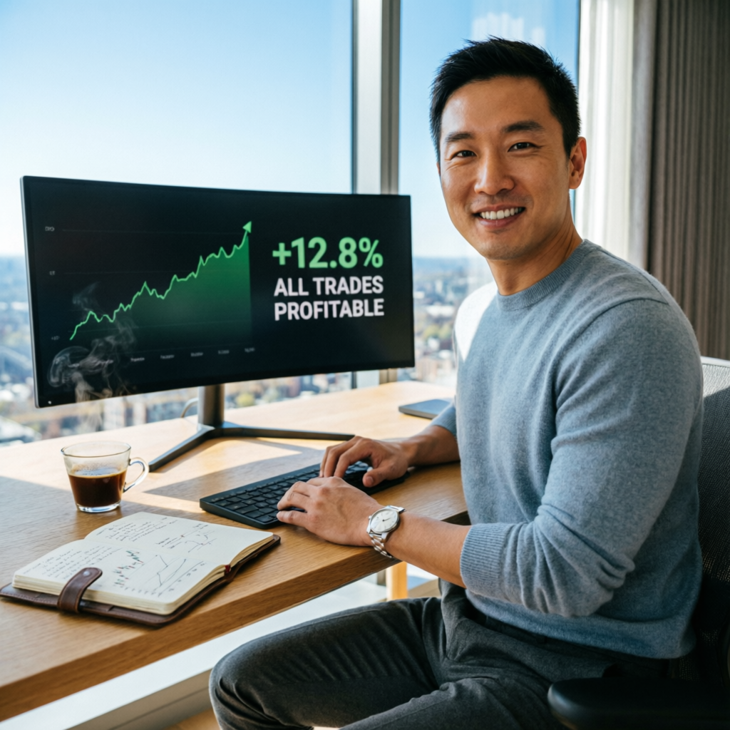 Successful trader with profitable Topstep funded account