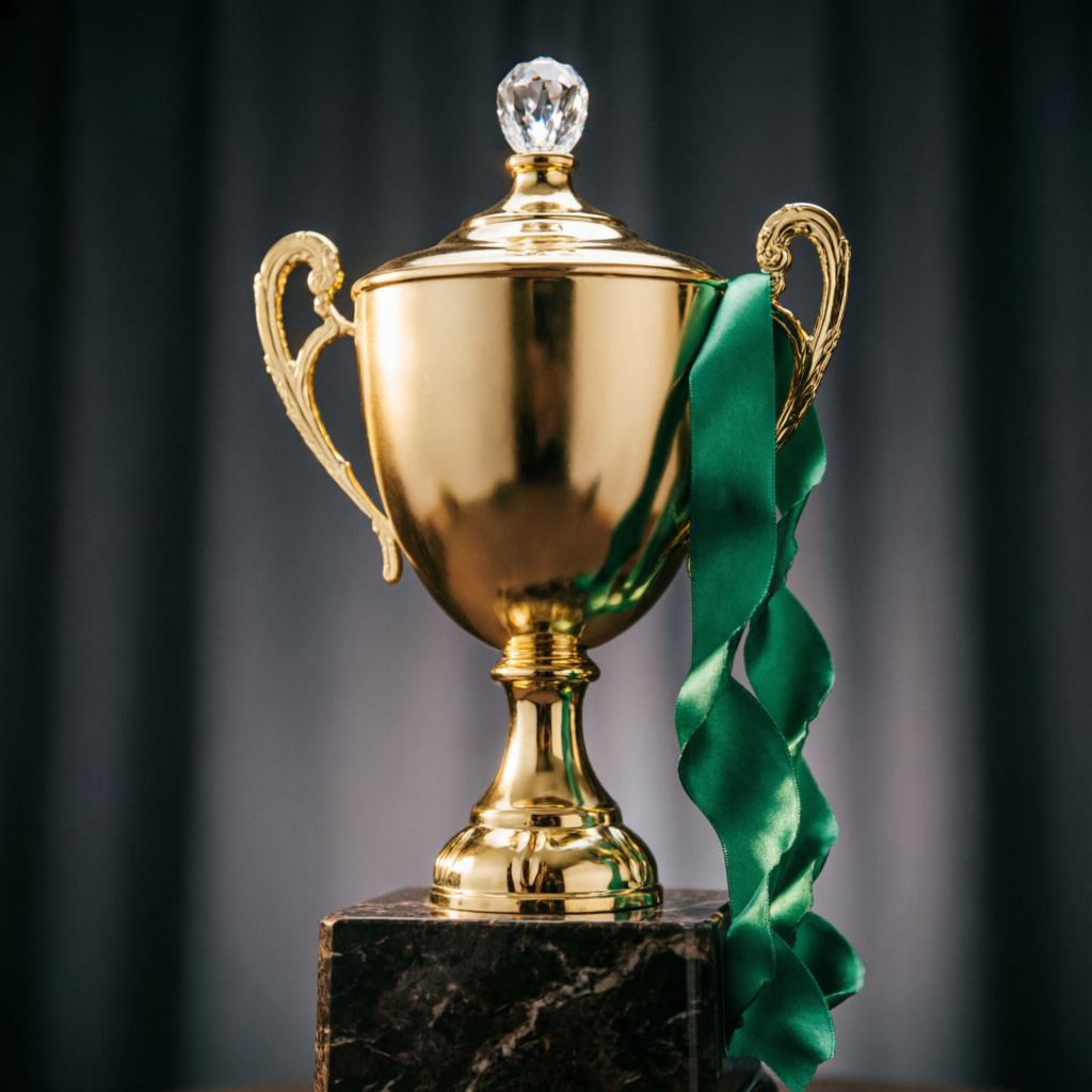 Topstep payout success trophy and achievement
