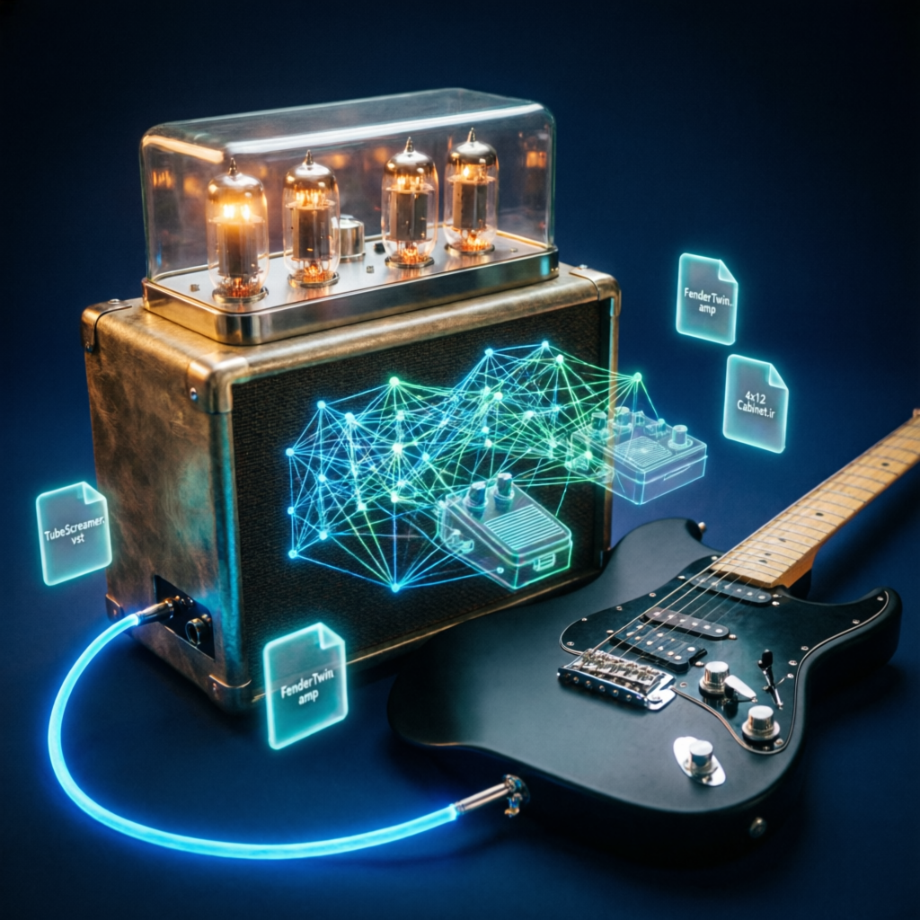 NAM Rig - amplificador con red neuronal y modelos de amps flotantes