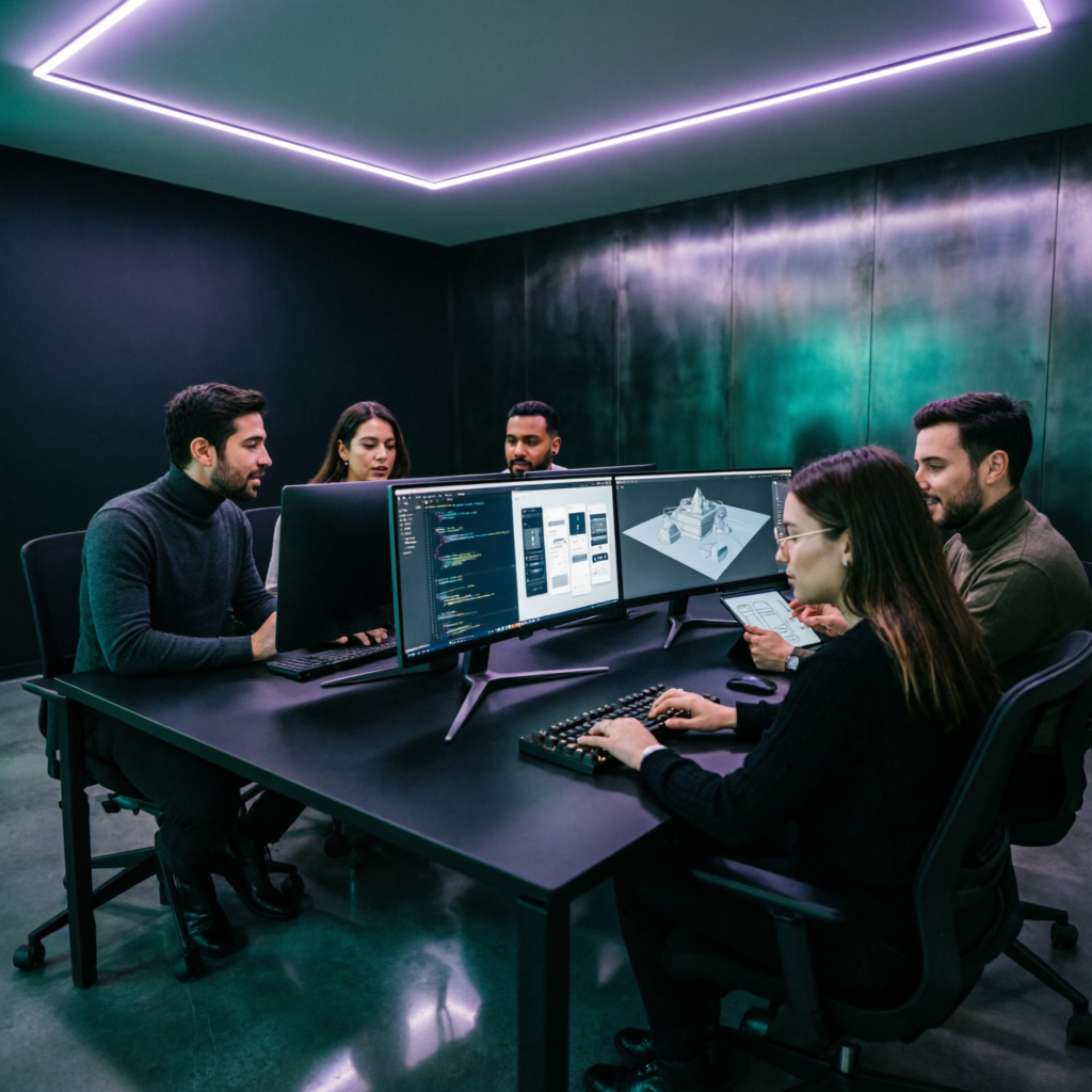 Team at work