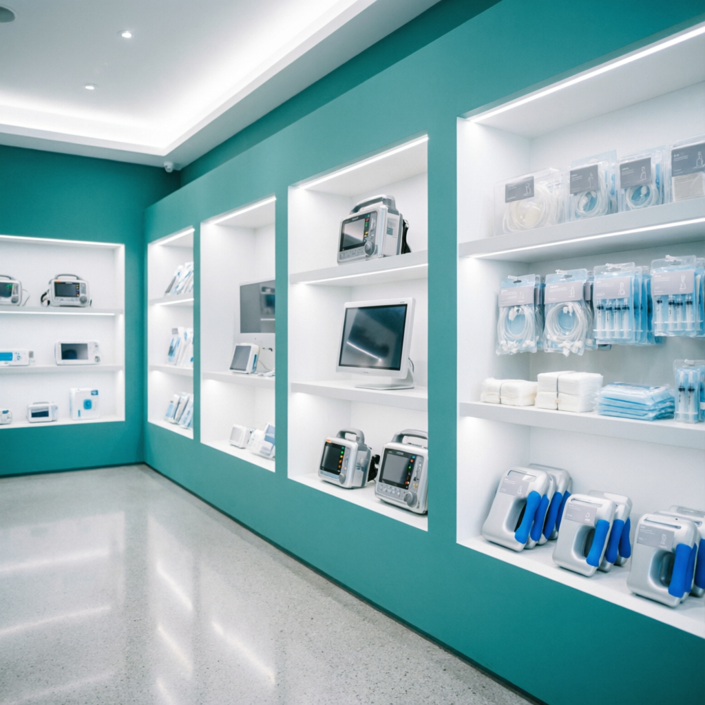 Medical equipment showroom