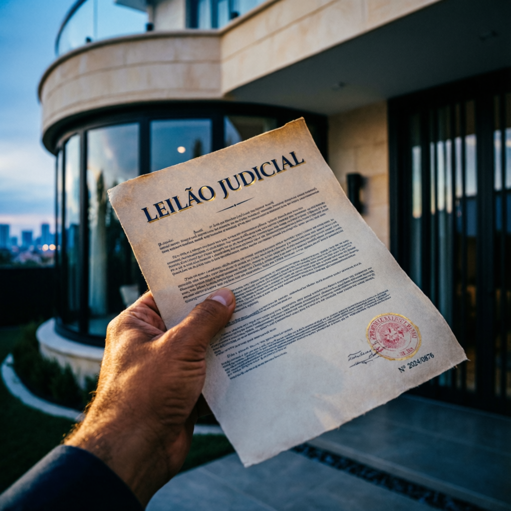 Leilão Judicial - Documento de arrematação segura
