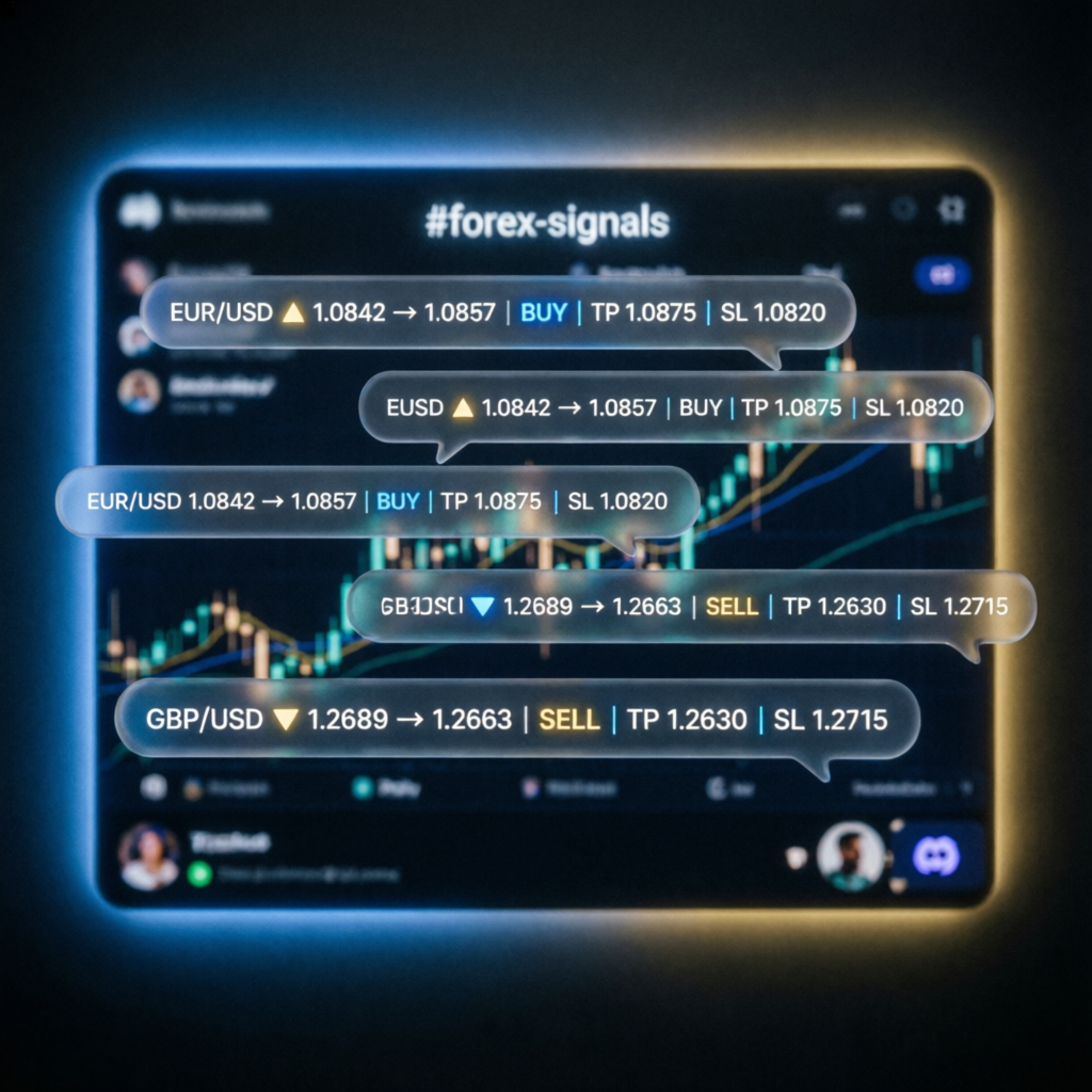 Discord community for forex traders with trading signals