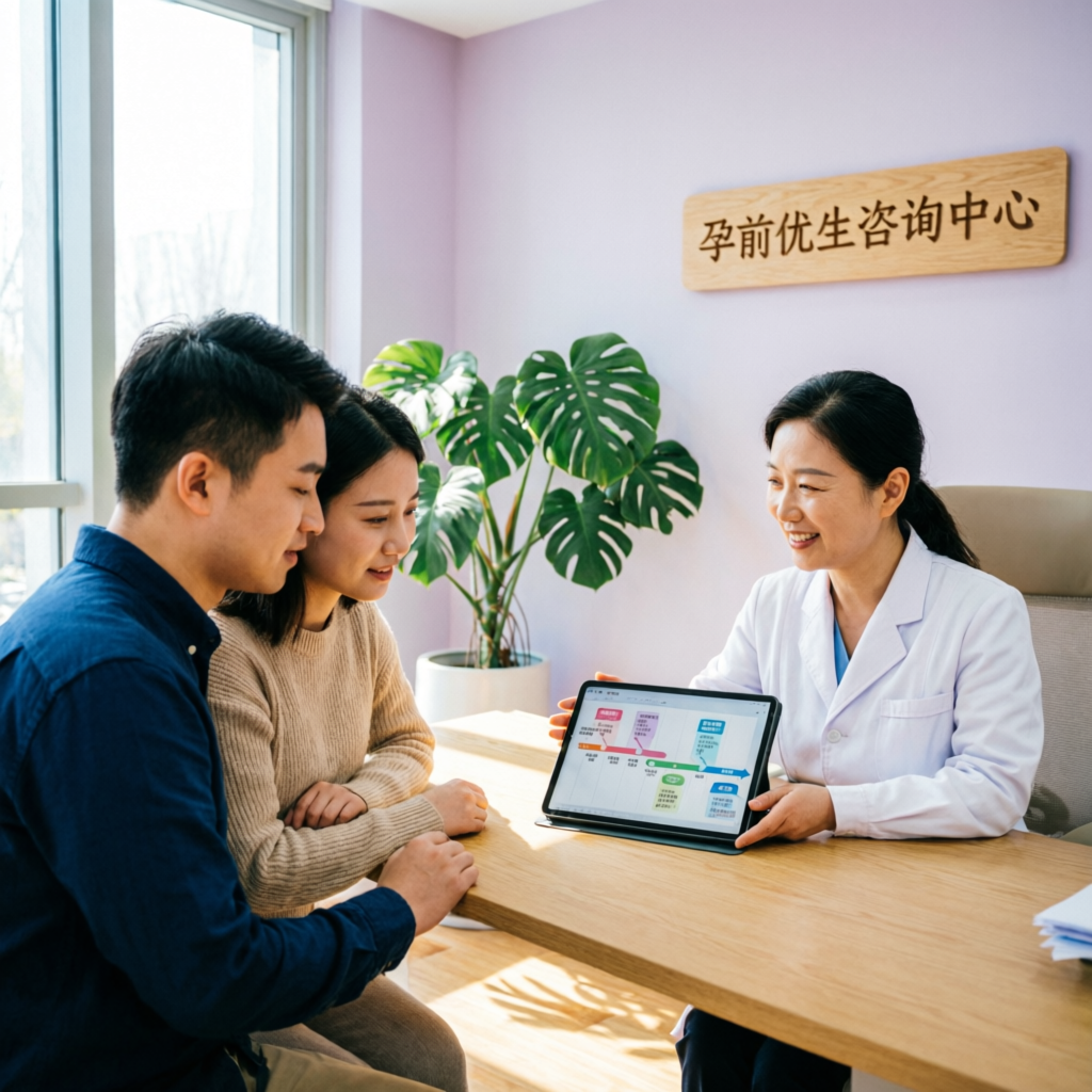 Ilustrasi konsultasi dokter sebelum program hamil - Standar WHO dan Kemenkes RI