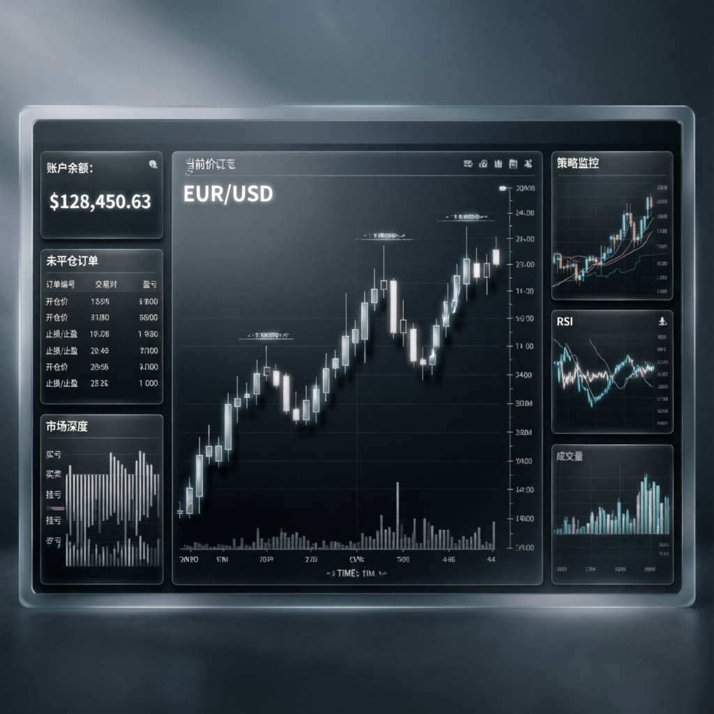 Professional Forex Trading Dashboard with Advanced Charting Tools