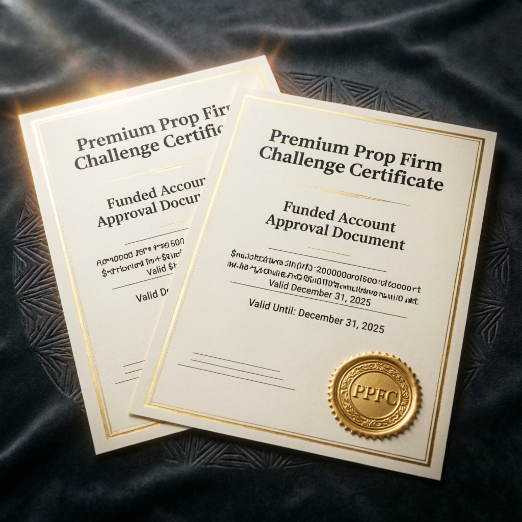 Prop Firm Challenge Certificate