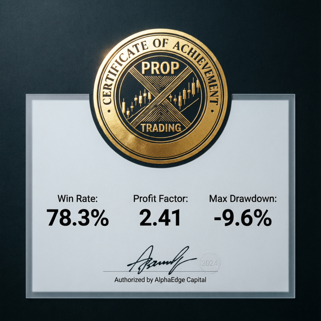 Prop Trading Certificate - FXIFY Challenge Passed