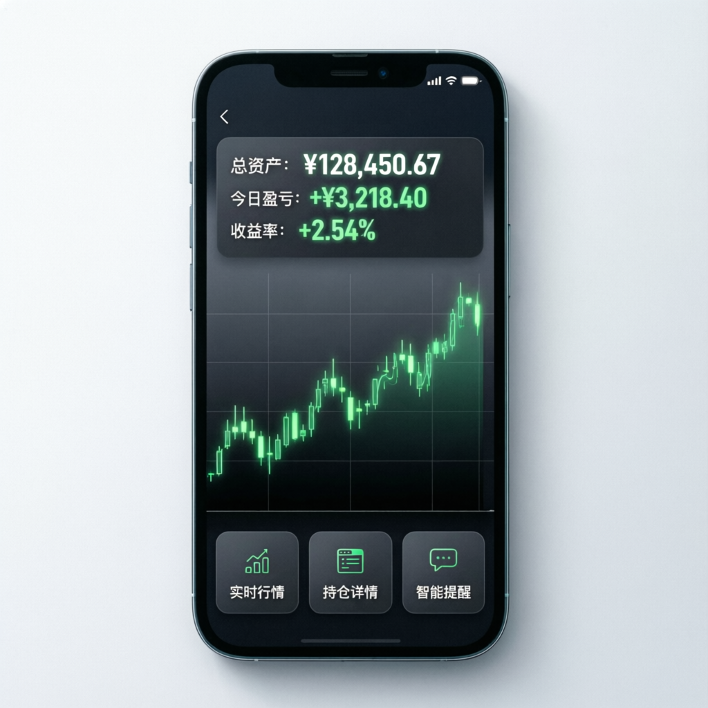 Mobile trading app interface for Apex Trader Funding