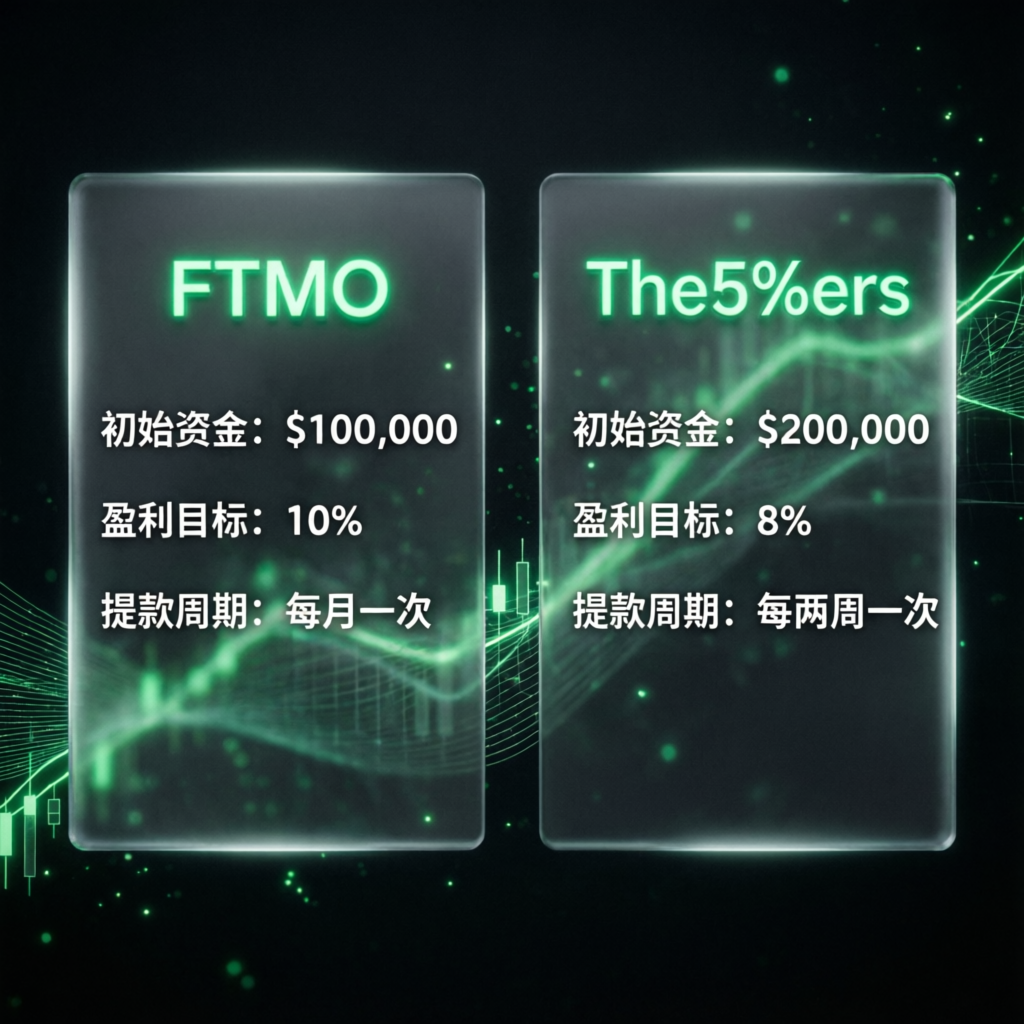 Comparison of prop firms including Apex Trader Funding