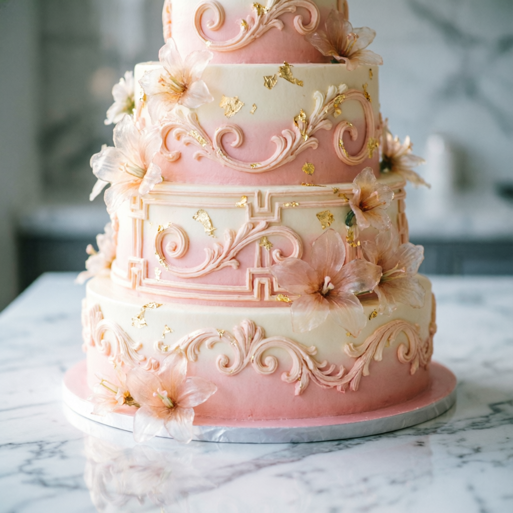 Gâteau anniversaire luxe