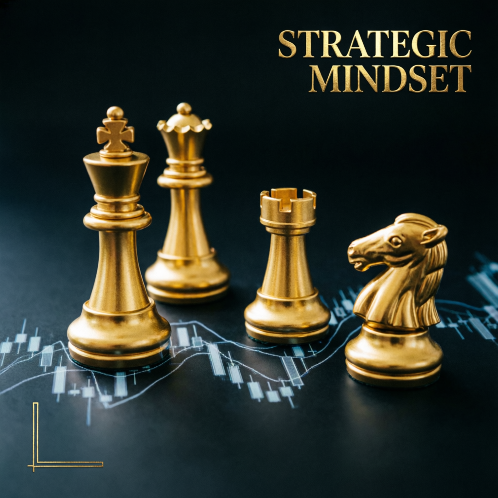 Strategic mindset concept for Topstep Trading Combine success