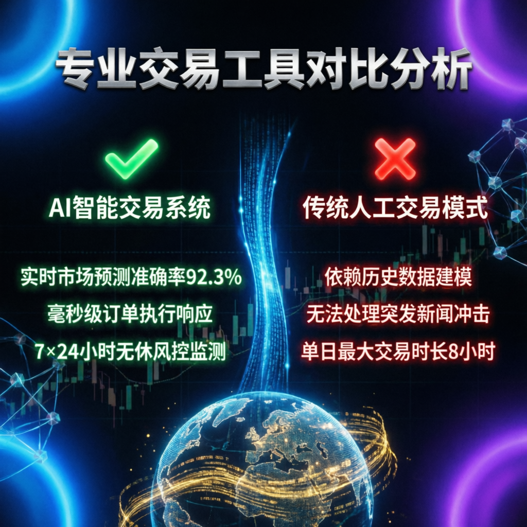 Comparison of AI trading system advantages vs traditional trading disadvantages