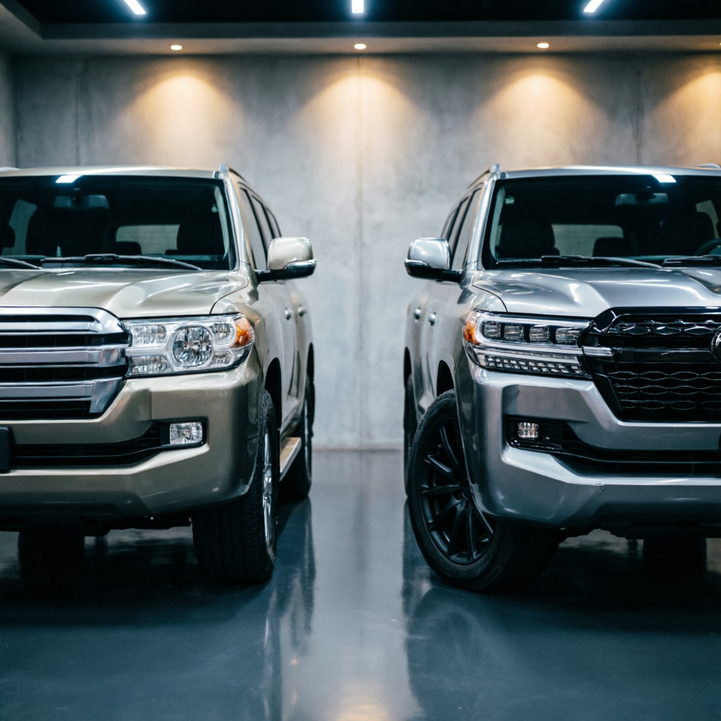 Land Cruiser Facelift Before and After