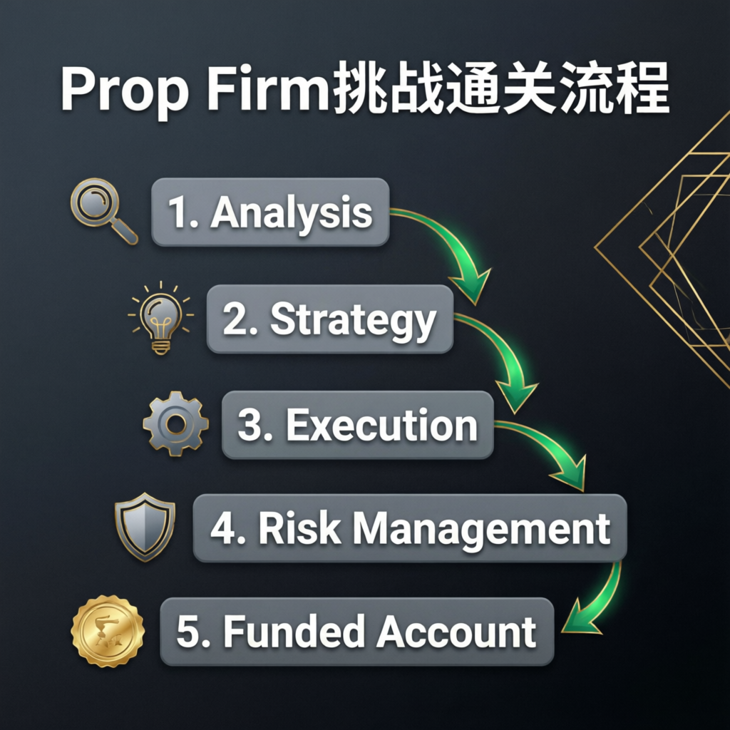 Prop Firm Challenge Passing Process - 5 Step Guide