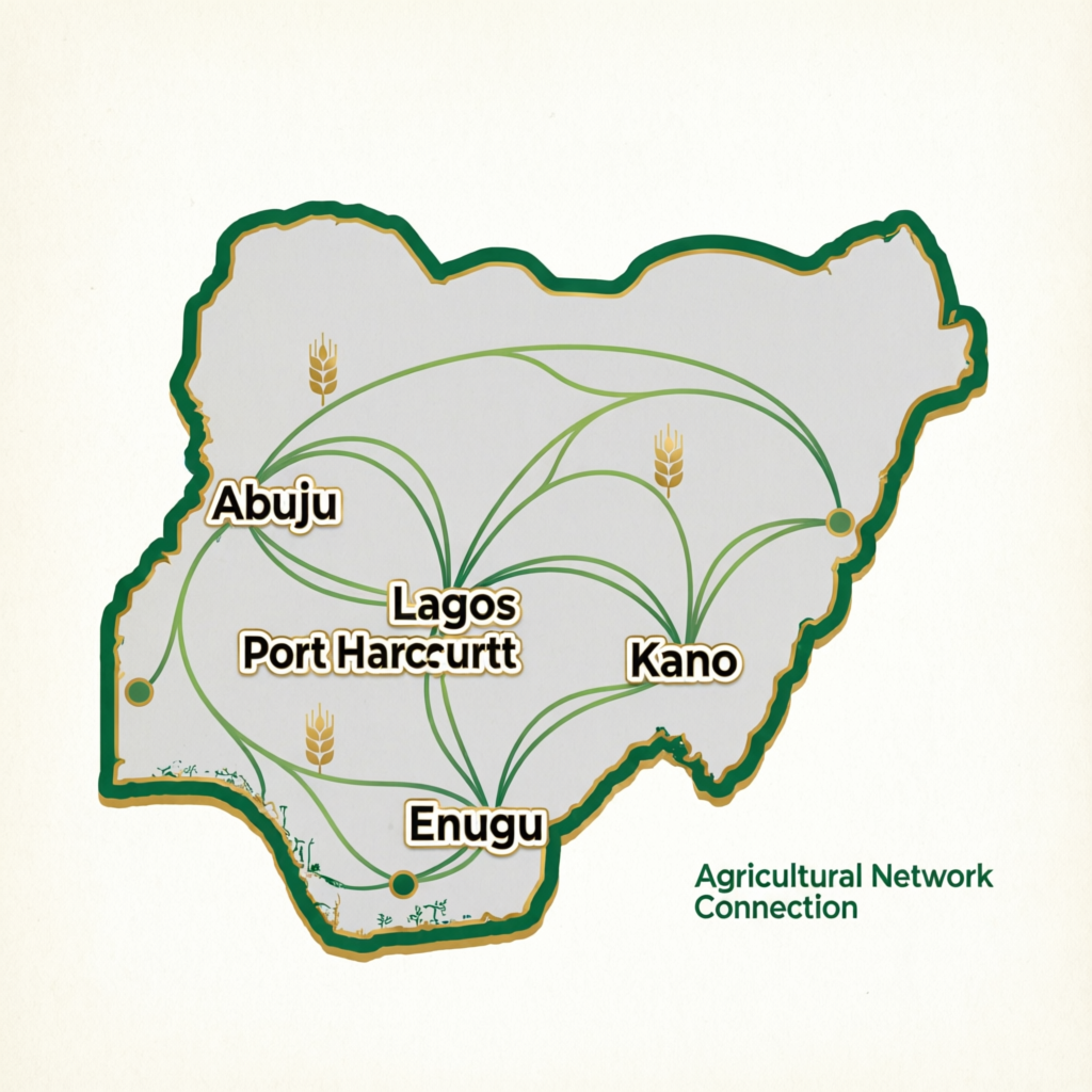 Nigeria Delivery Map