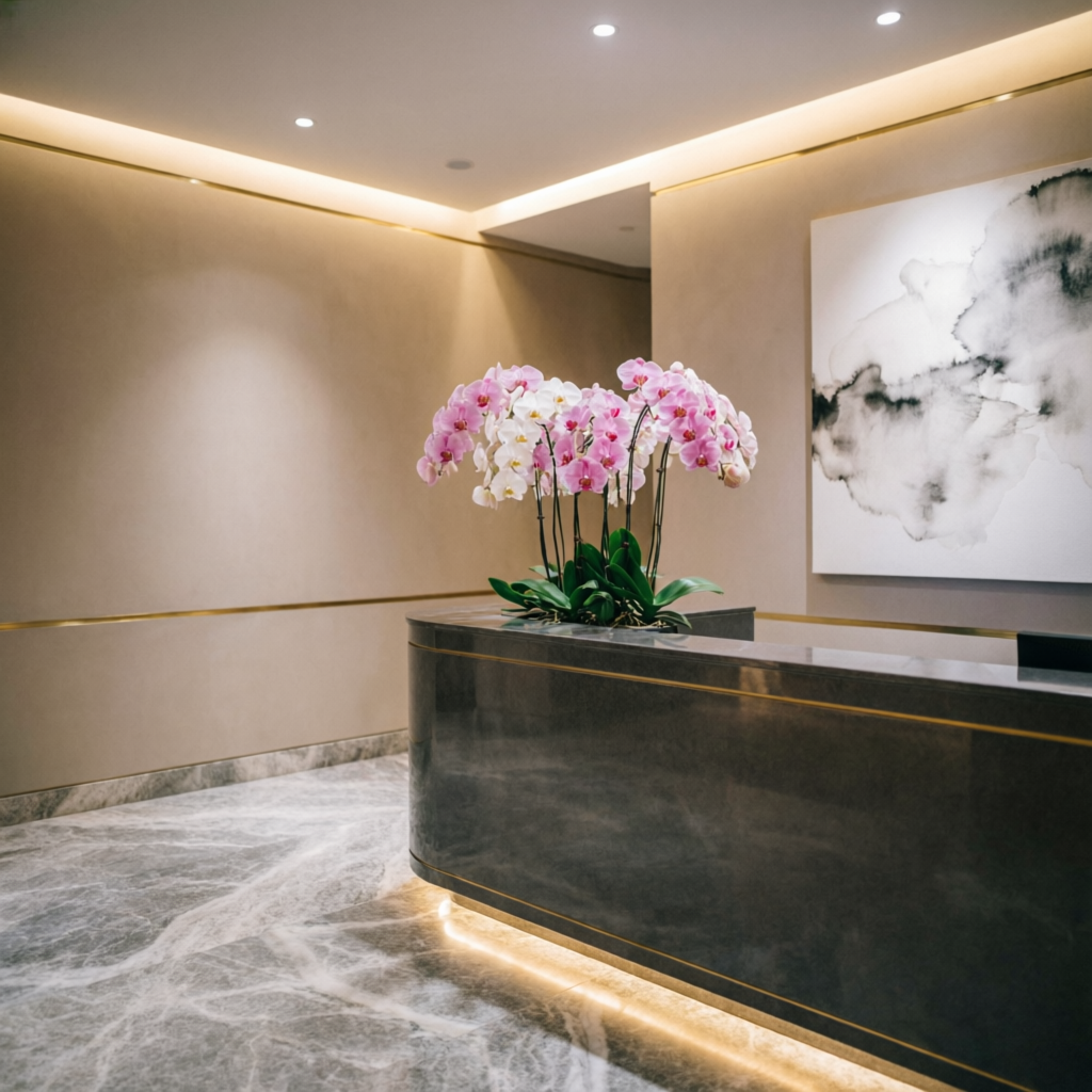 Premium Spa Reception Area