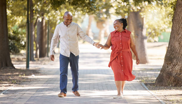 Residents enjoying a playful stroll, their way and their choice