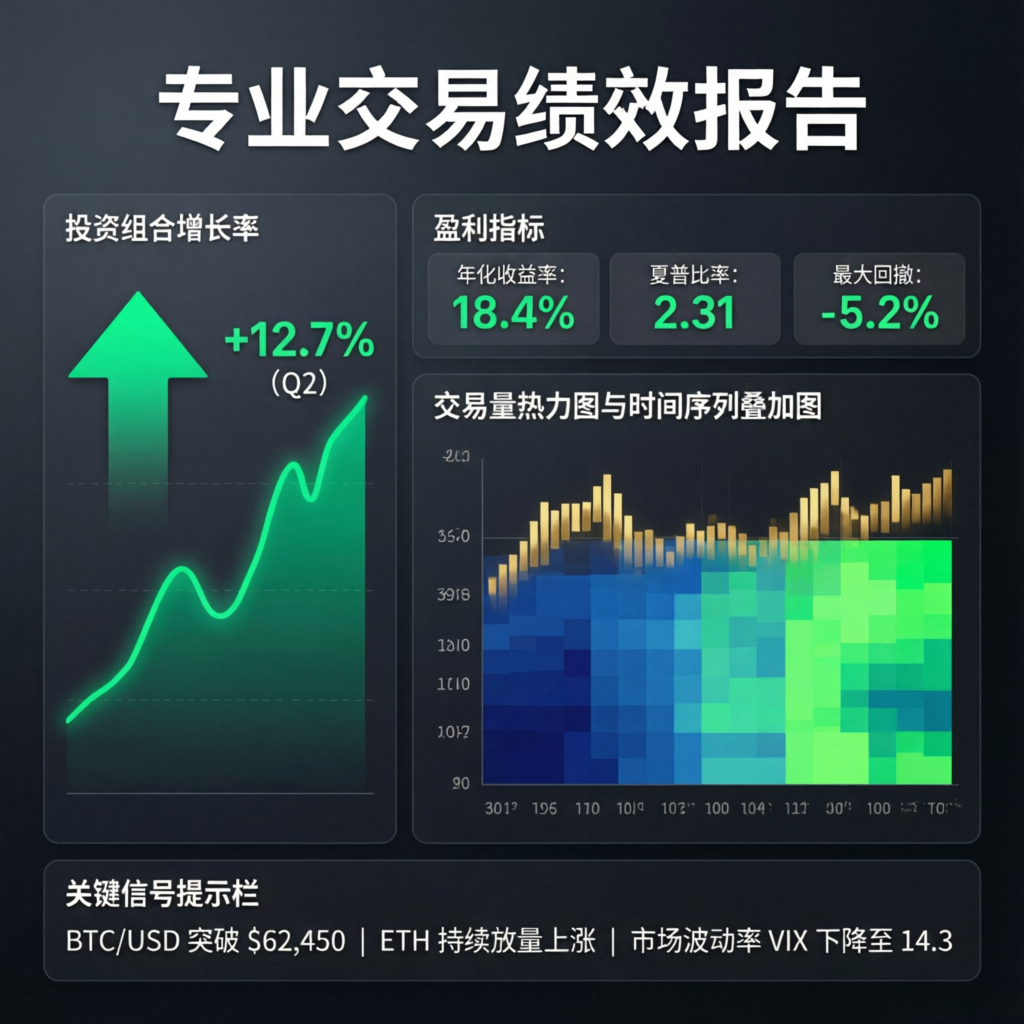Professional trading performance report