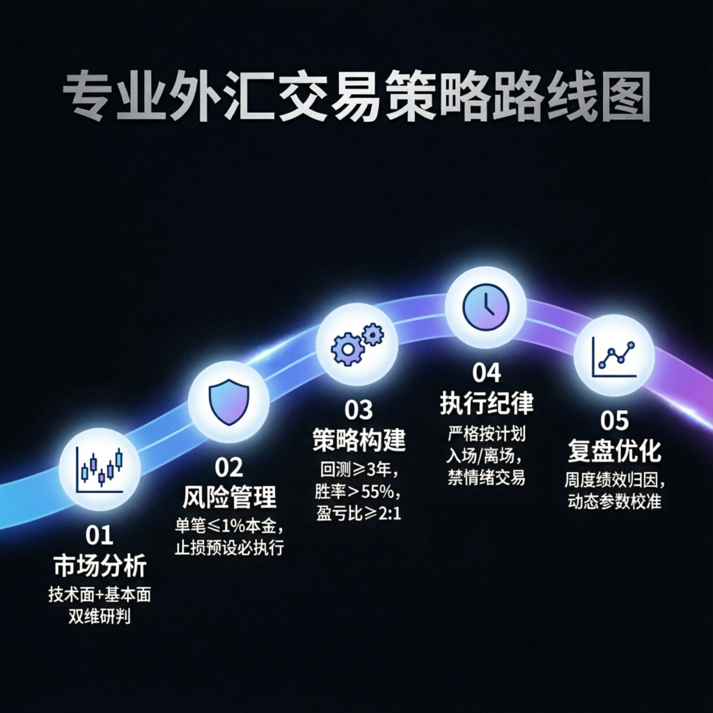 Step-by-step trading strategy roadmap