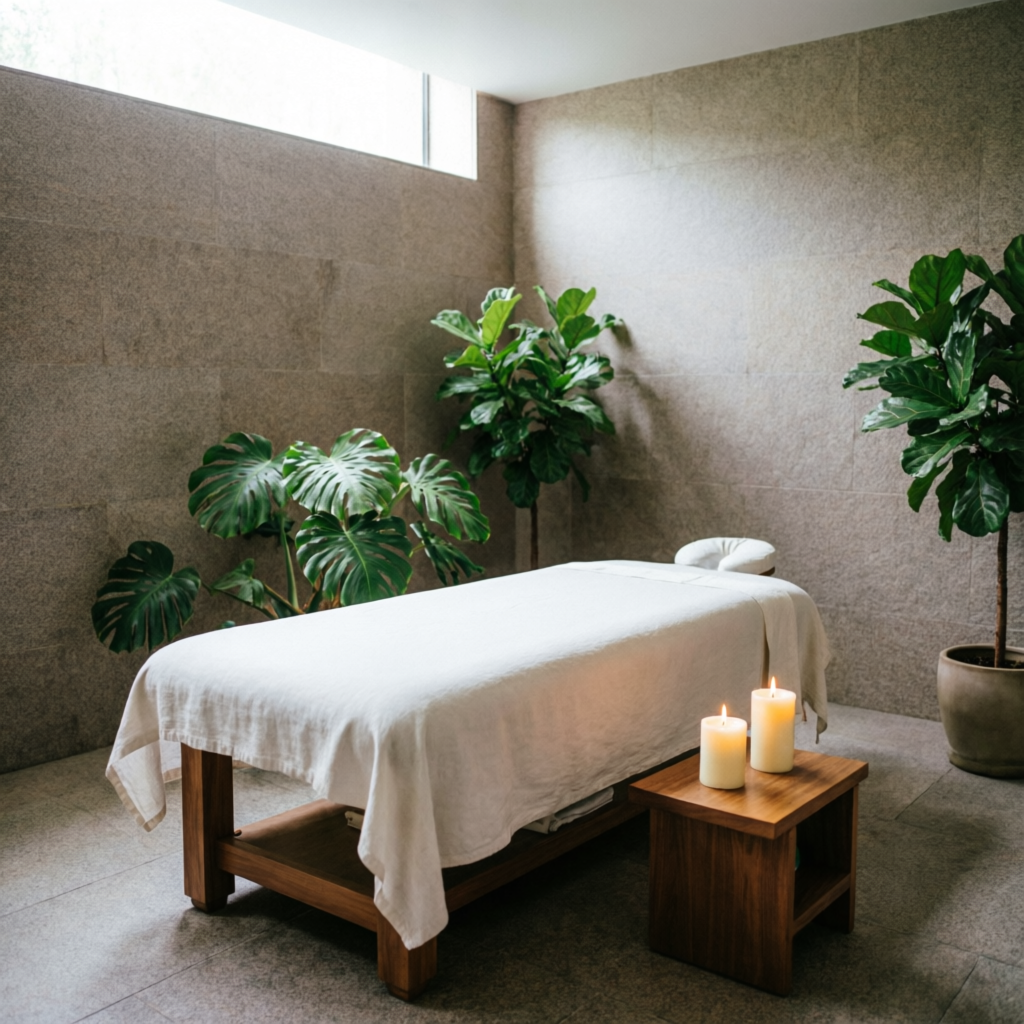 Relaxation therapy spa environment