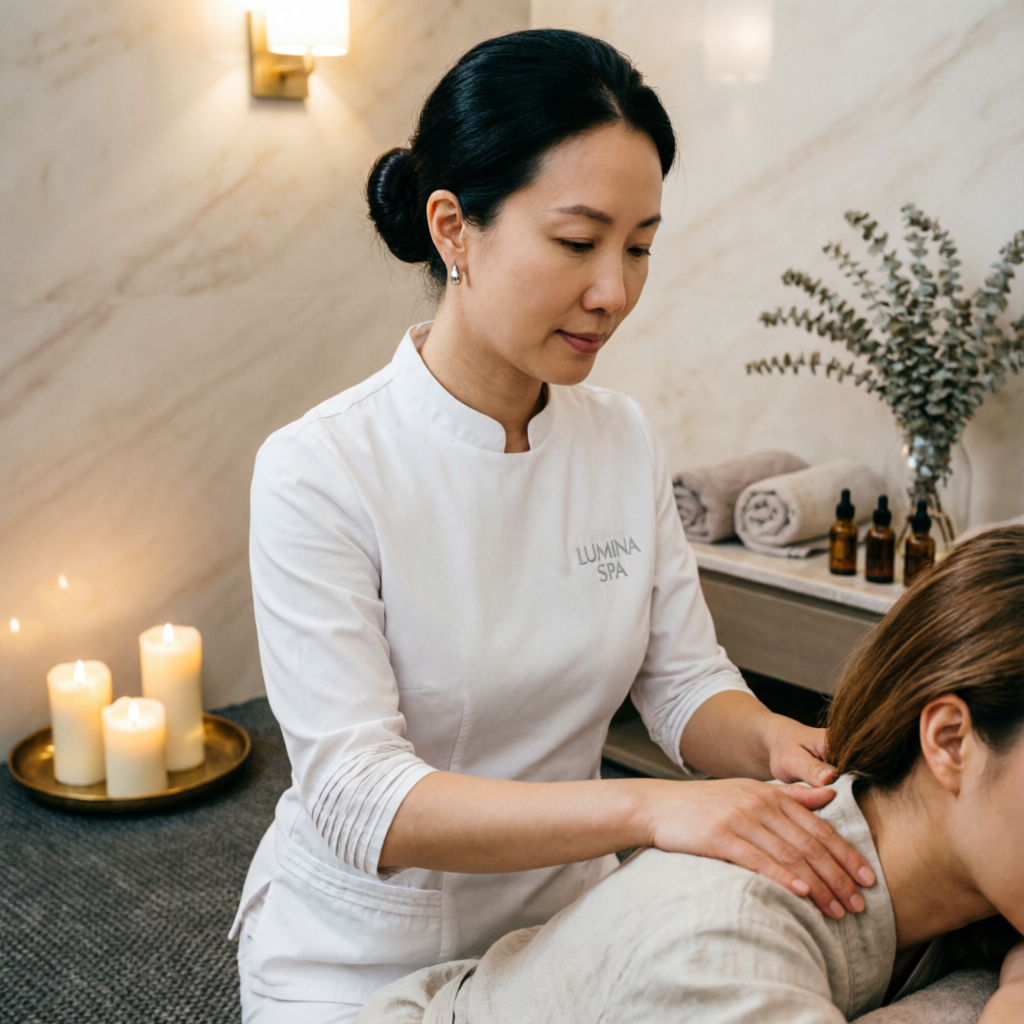 Full body massage wellness treatment