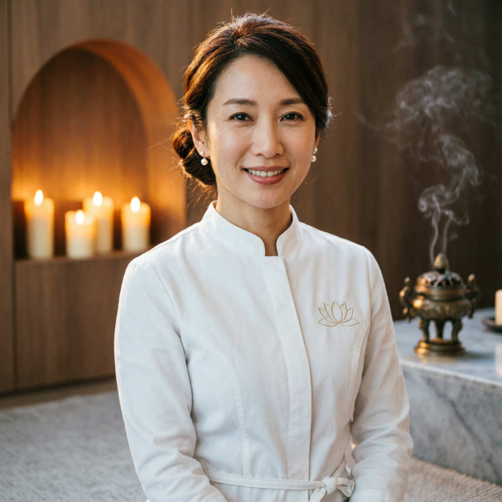 Senior massage therapist at Navya Spa