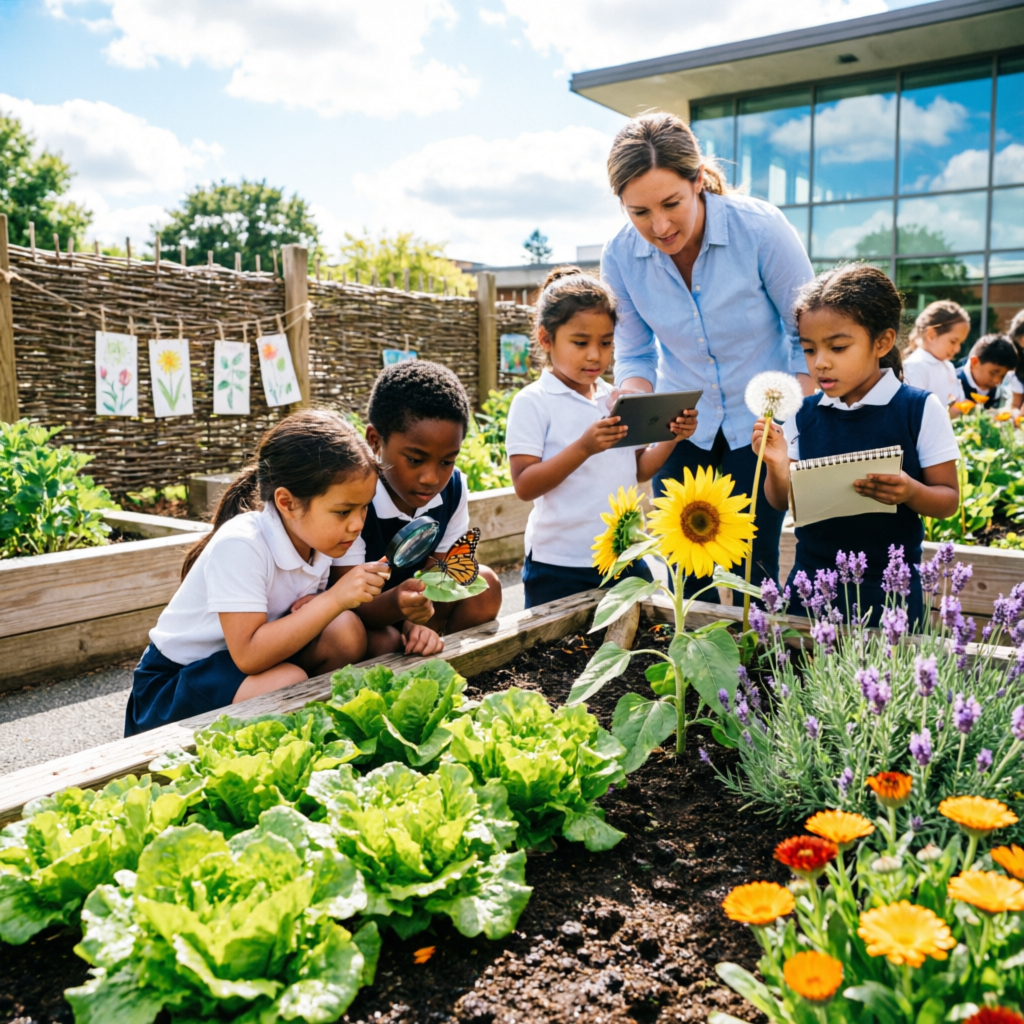 Школьный сад