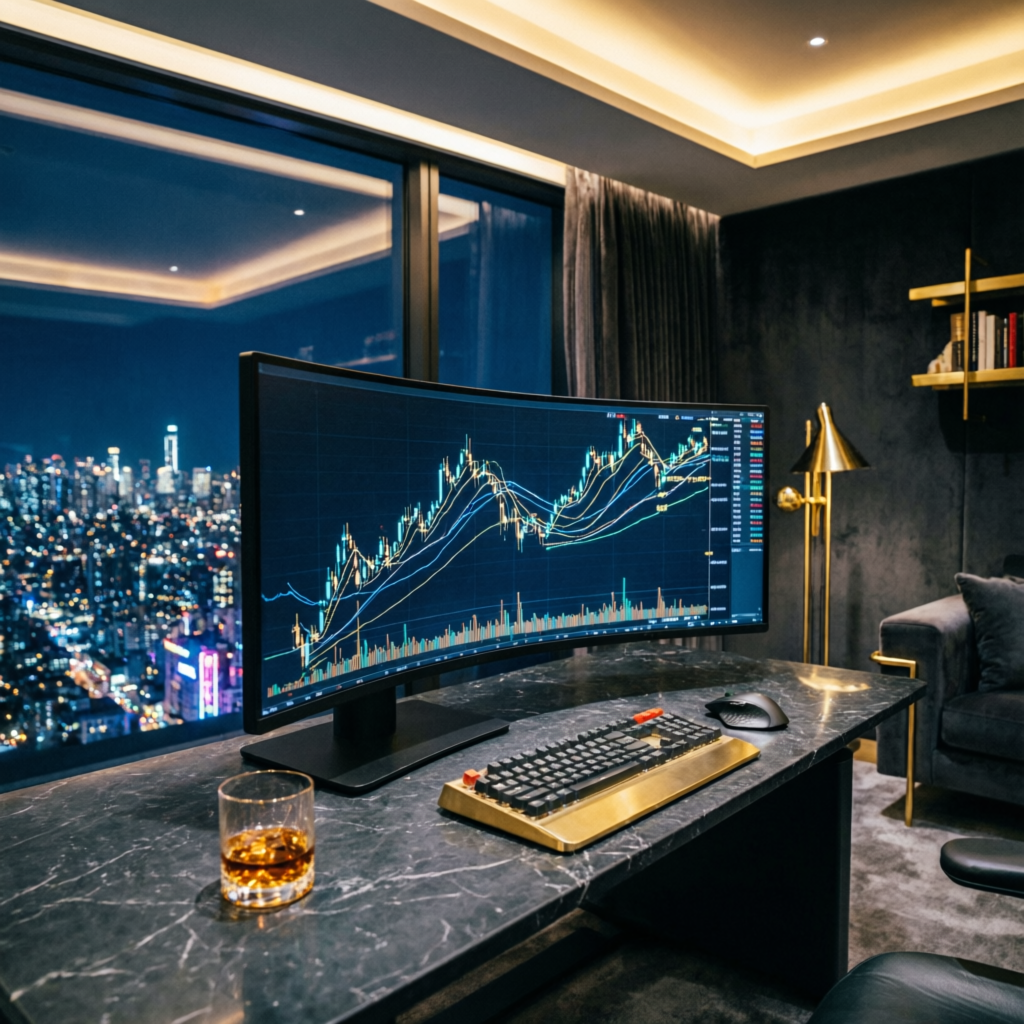 Luxury Trading Setup of Successful Funded Trader with Topstep Account