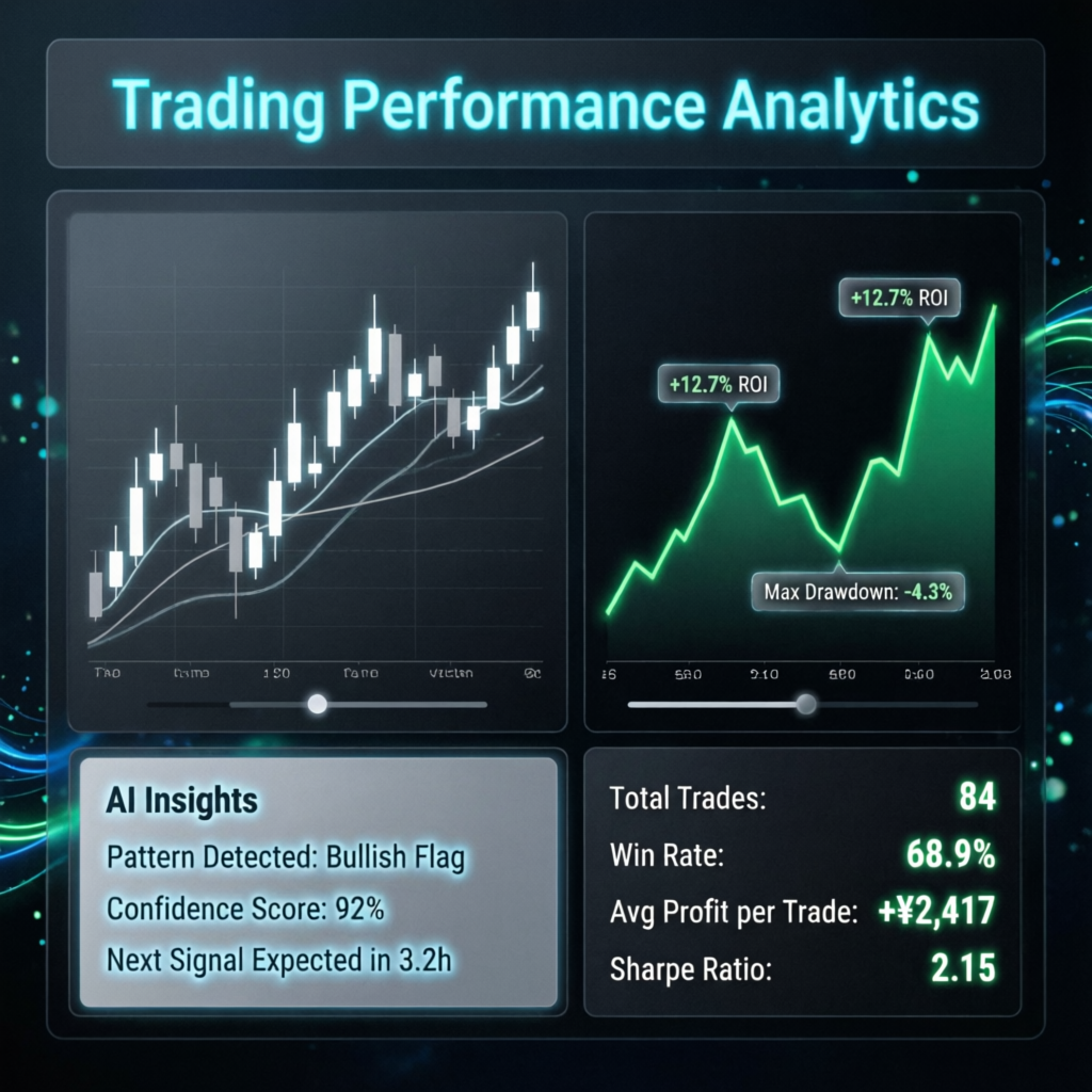 Trading Performance Analytics Dashboard Showing Topstep Success Rate Results