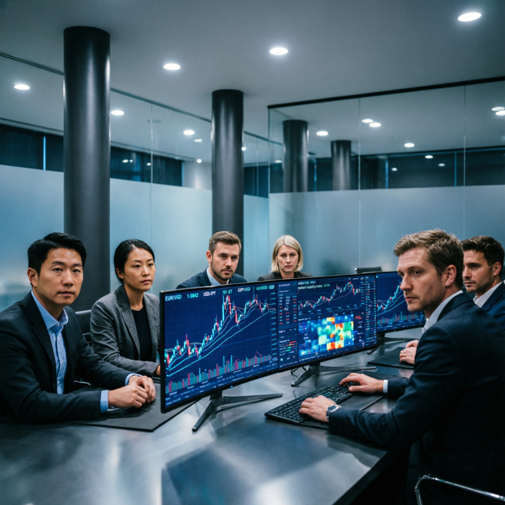 Professional team of forex analysts managing prop firm accounts